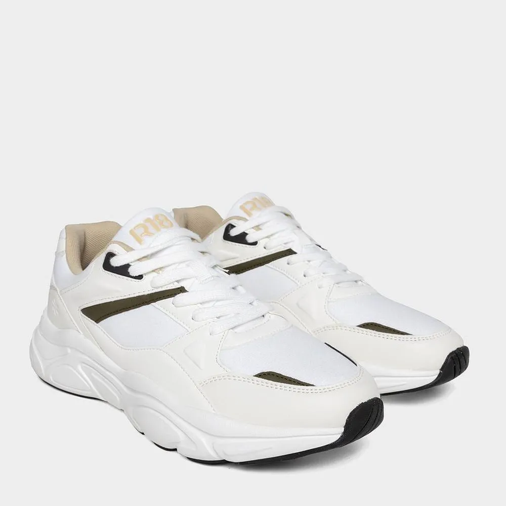 ZAPATILLAS URBANAS HOMBRE R18 R18CD090 (3944) BLANCO