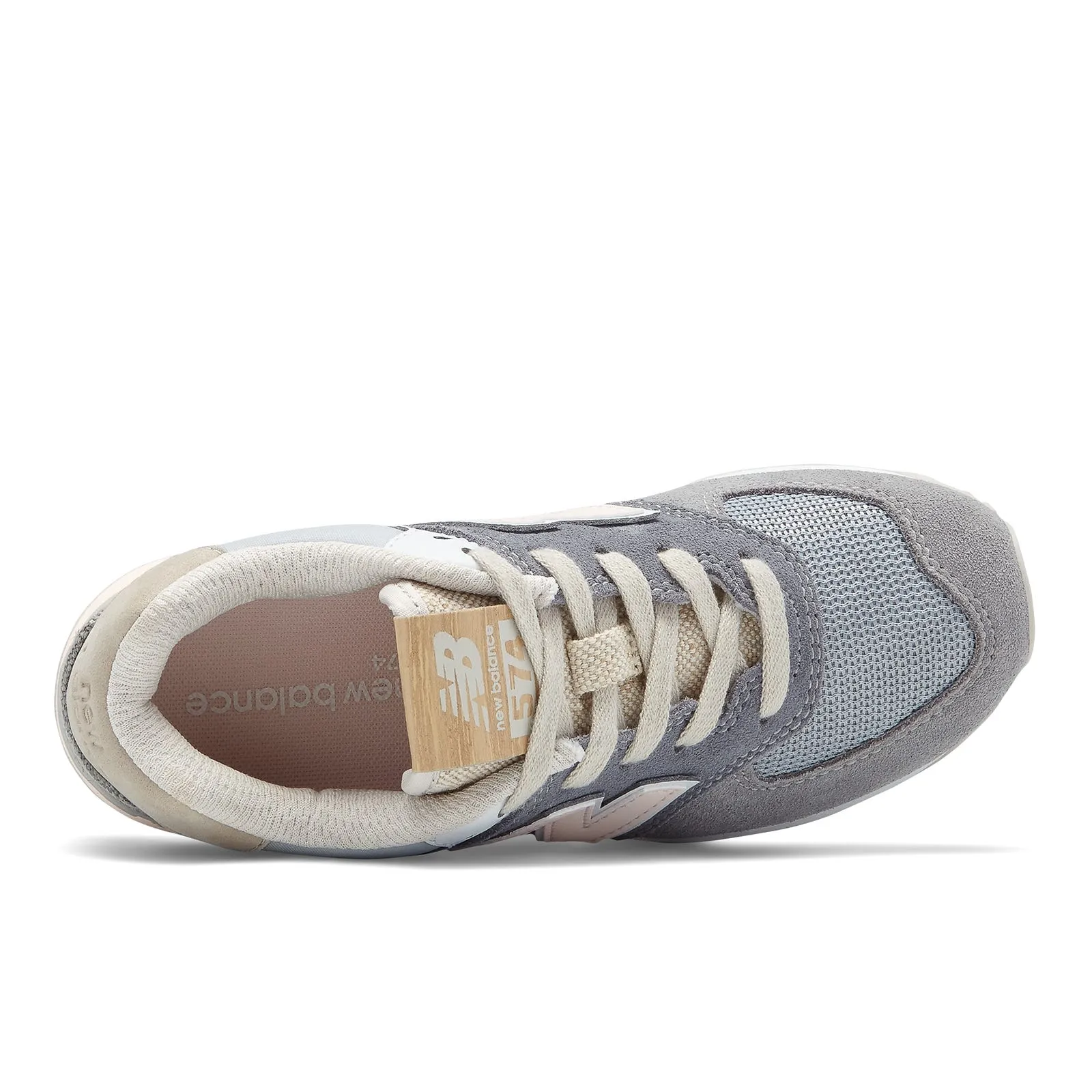 Zapatillas Urbanas Niña New Balance 574 Retro Surf Gris/Rosada