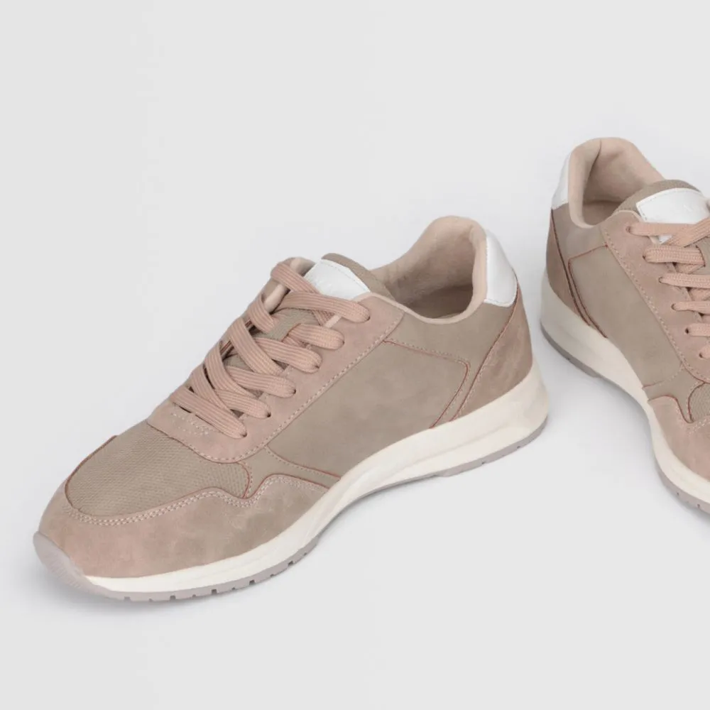 Zapatillas Urbanas Para Hombre Malabar Pu Cierre Beige