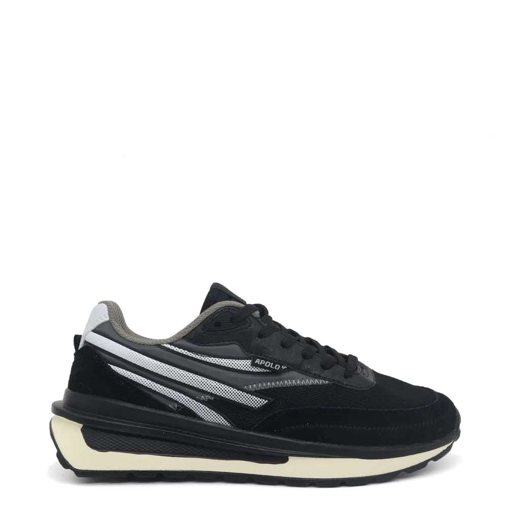 ZAPATILLAS URBANAS PARA MUJER APOLO AD2161 NEGRO
