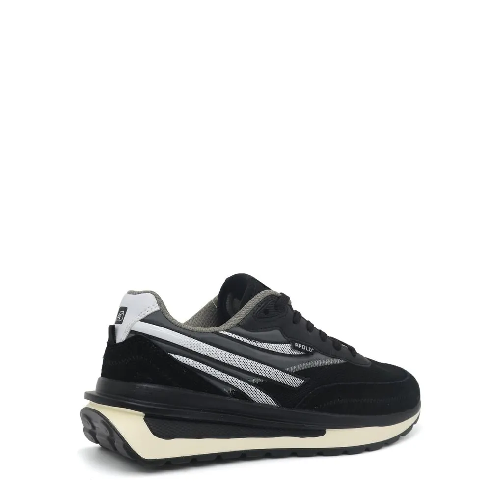 ZAPATILLAS URBANAS PARA MUJER APOLO AD2161 NEGRO