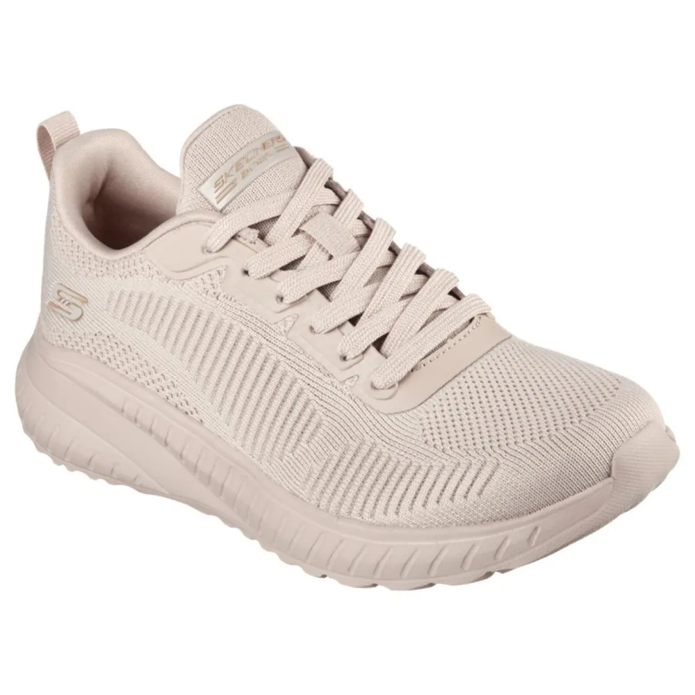 ZAPATILLAS URBANAS PARA MUJER SKECHERS COMF  117209NUDE BOBS SQUAD BEIGE