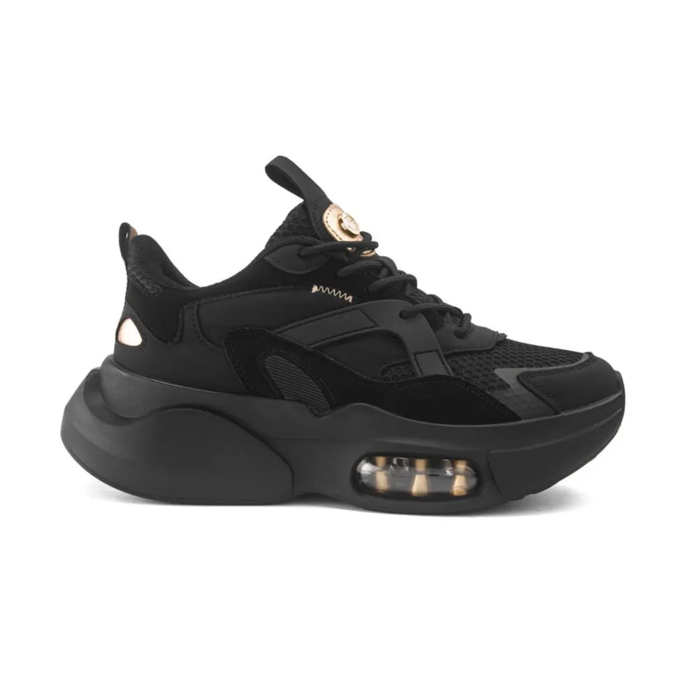 ZAPATILLAS URBANAS PARA MUJER TIME CHOPPER LZ065702 NEGRO 1