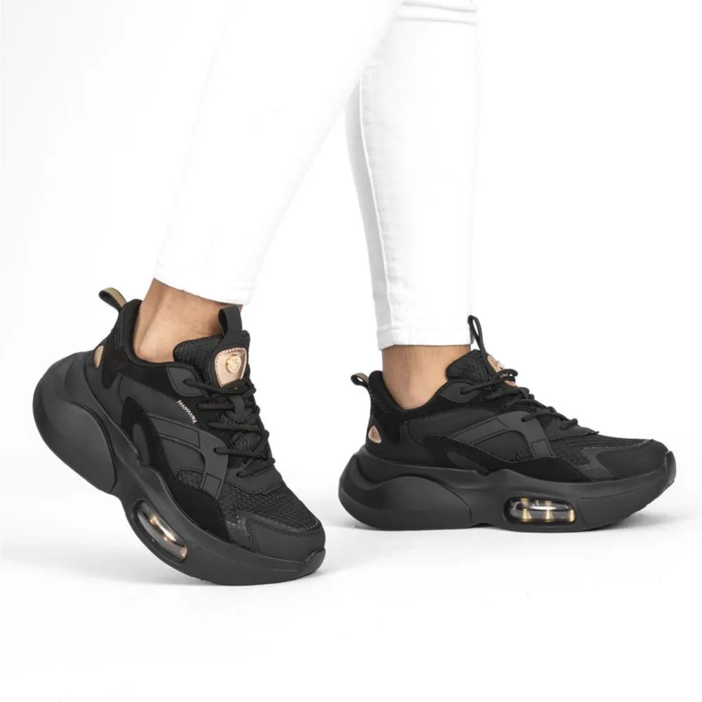 ZAPATILLAS URBANAS PARA MUJER TIME CHOPPER LZ065702 NEGRO 1