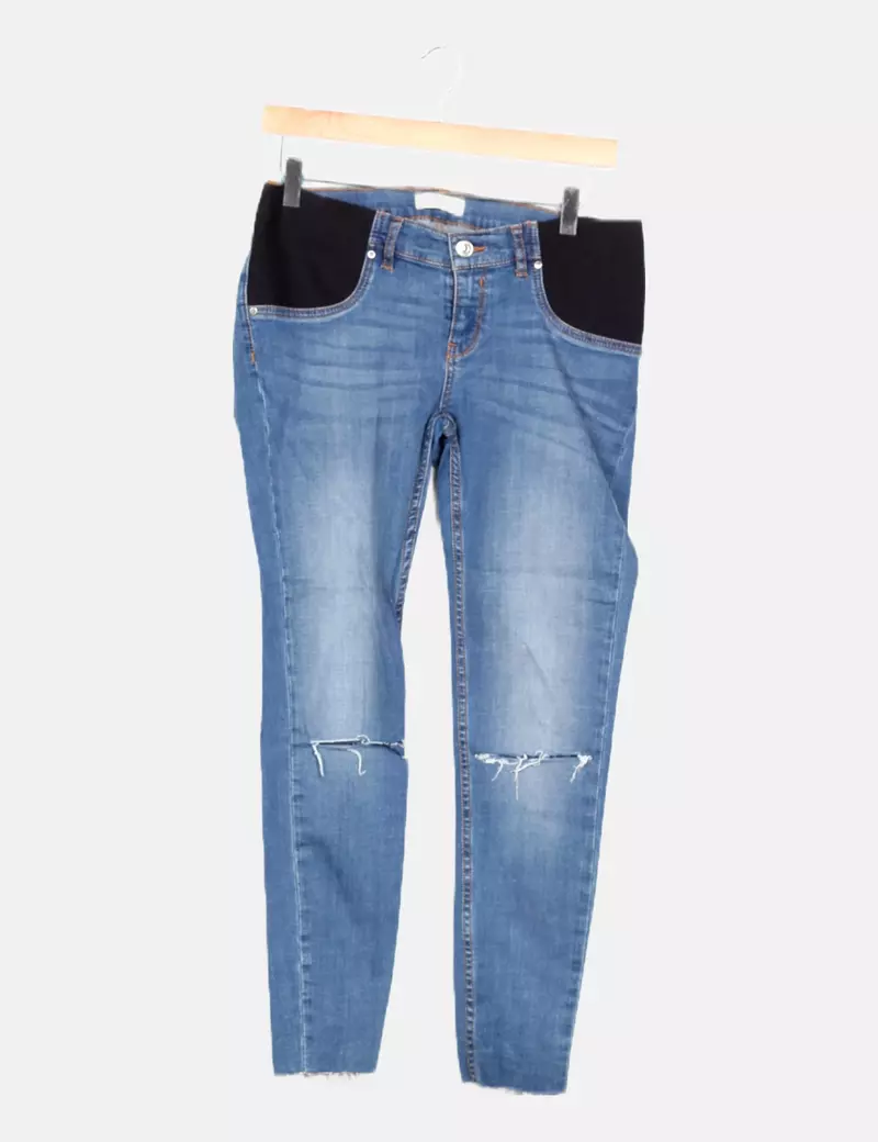 Zara Jeans azul básico