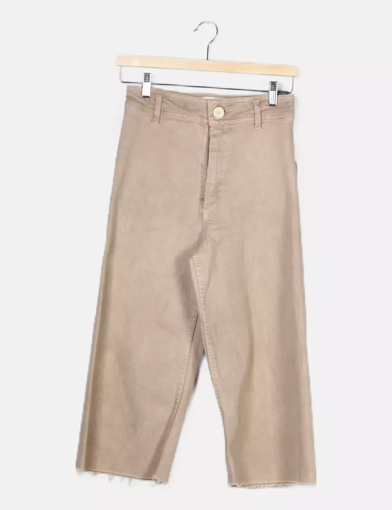 Zara Jeans beige básico